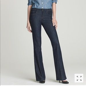 J Crew Classic Flare Jean Jezebel Wash Mid Rise